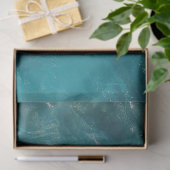 Meeresschildkröte im türkisfarbenen Ozean Decoupag Seidenpapier (Geschenk)