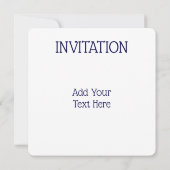 Meeresschildkröte im Unterwasser-Aquarell-Stil Einladung (Rückseite)