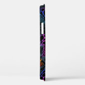 Meeresschildkröte in psychedelischen Multicolorfar Case-Mate iPhone Hülle (Rückseite / Rechts)