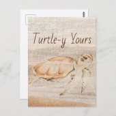 Meeresschildkröte insgesamt (Schildkröten-y) Postkarte (Vorne/Hinten)