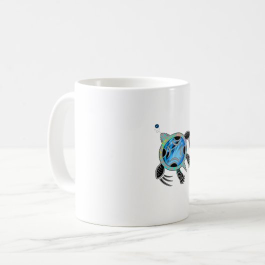 Meeresschildkröte Kaffeetasse (Vorderseite Links)