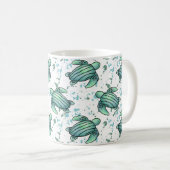 Meeresschildkröte Kaffeetasse (VorderseiteRechts)
