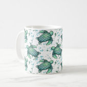 Meeresschildkröte Kaffeetasse (Vorderseite Links)
