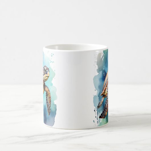 Meeresschildkröte Kaffeetasse (Mittel)