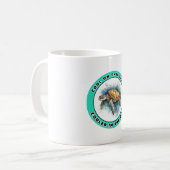 Meeresschildkröte Kaffeetasse (Vorderseite Links)