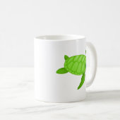 Meeresschildkröte Kaffeetasse (VorderseiteRechts)