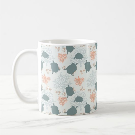 Meeresschildkröte Kaffeetasse (Links)