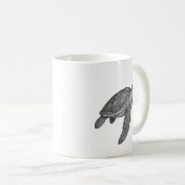 Meeresschildkröte Kaffeetasse (VorderseiteRechts)