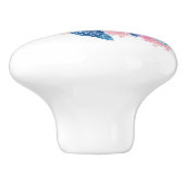 Meeresschildkröte Keramikknauf (Seitenansicht)