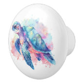 Meeresschildkröte Keramikknauf (Rechts)