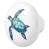 Meeresschildkröte Keramikknauf (Rechts)