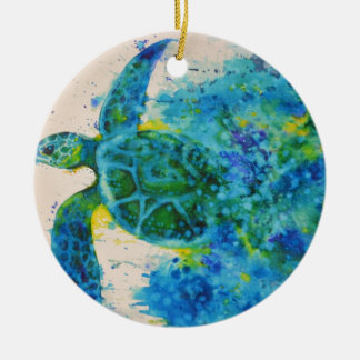 Meeresschildkröte Keramikornament