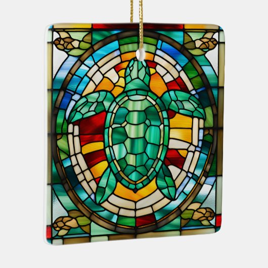 Meeresschildkröte Keramikornament (Rechts)