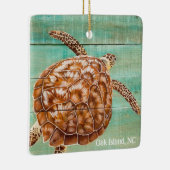 Meeresschildkröte Keramikornament (Rechts)