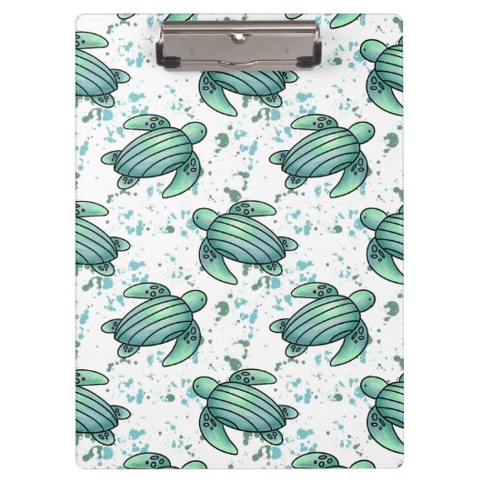 Meeresschildkröte Klemmbrett (Vorderseite)