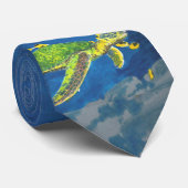 Meeresschildkröte Krawatte (Gerollt)