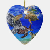 Meeresschildkröte-kundengerechte Verzierung Keramik Ornament (Rechts)