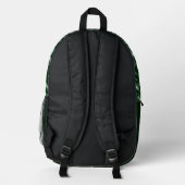 Meeresschildkröte Kunst Design Rucksack (Rückseite)