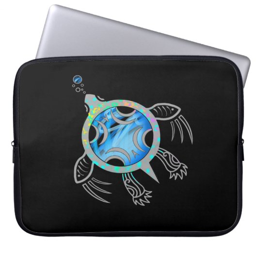 Meeresschildkröte Laptopschutzhülle (Vorderseite)