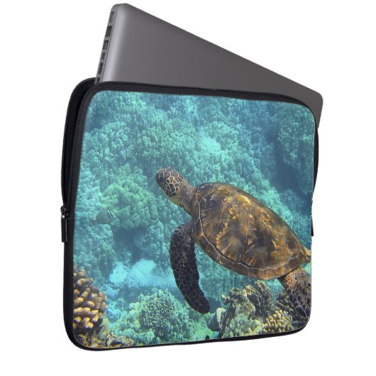 Meeresschildkröte Laptopschutzhülle (Vorne Rechts)