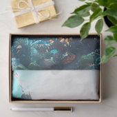 Meeresschildkröte Lebhaft gefärbt #2 Decoupage Seidenpapier (Geschenk)