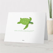 Meeresschildkröte, Leere Karte (Rückseite)