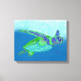 Meeresschildkröte Leinwanddruck