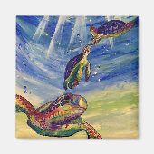 Meeresschildkröte Magnet (Vorne)