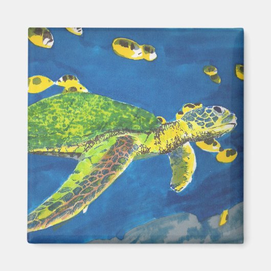 Meeresschildkröte Magnet (Vorne)