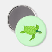 Meeresschildkröte Magnet (Vorderseite/Rückseite)