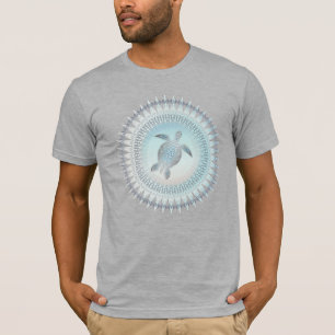 Meeresschildkröte Mandala Beach Style T-Shirt