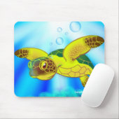Meeresschildkröte-Mausunterlage Mousepad (Mit Mouse)