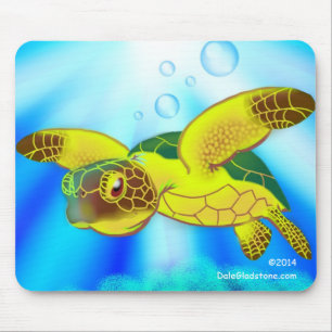 Meeresschildkröte-Mausunterlage Mousepad