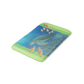 Meeresschildkröte mit Persönlichkeit Badematte (Schrägansicht)