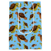 Meeresschildkröte Mittlere Geschenktüte (Rückseite)