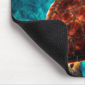 Meeresschildkröte Mousepad (Ecke)