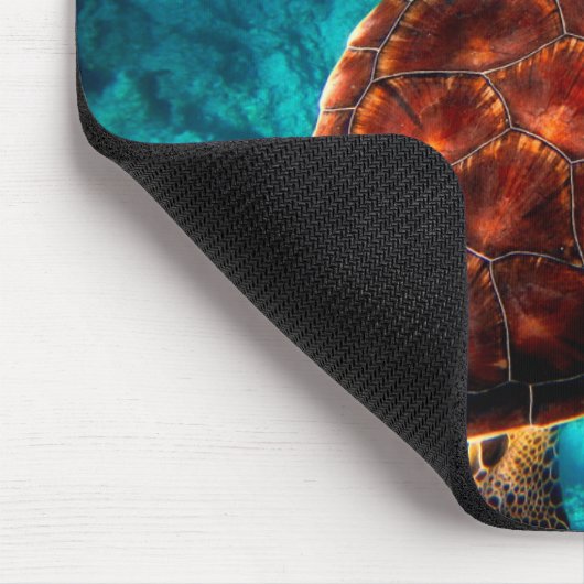 Meeresschildkröte Mousepad (Ecke)