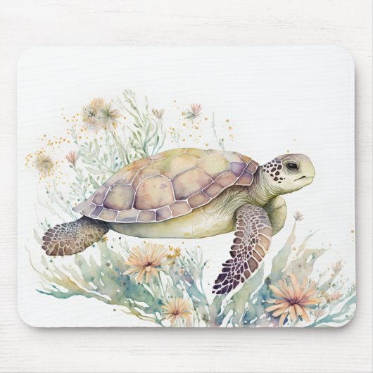 Meeresschildkröte Mousepad (Vorne)