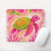 Meeresschildkröte Mousepad (Mit Mouse)