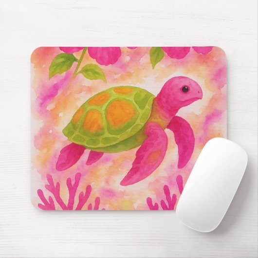 Meeresschildkröte Mousepad (Mit Mouse)