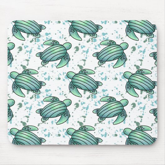 Meeresschildkröte Mousepad (Vorne)