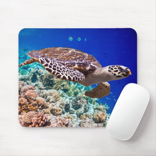 Meeresschildkröte Mousepad (Mit Mouse)