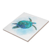 Meeresschildkröte Nautische Küste Fliese (Seite)