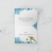 Meeresschildkröte | Ocean Baby Show Vielen Dank Dankeskarte (Innenseite)