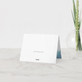 Meeresschildkröte | Ocean Baby Show Vielen Dank Dankeskarte (Rückseite)