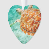 Meeresschildkröte Ornament (Vorderseite)