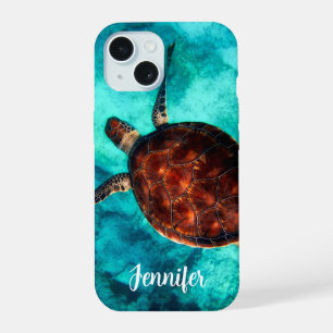 Meeresschildkröte Ozean iPhone 15 Hülle