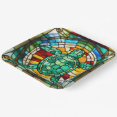 Meeresschildkröte Pappteller (Gewinkelt)