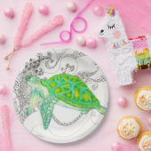 Meeresschildkröte Pappteller (Party)