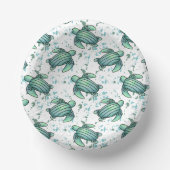 Meeresschildkröte Pappteller (Vorderseite)